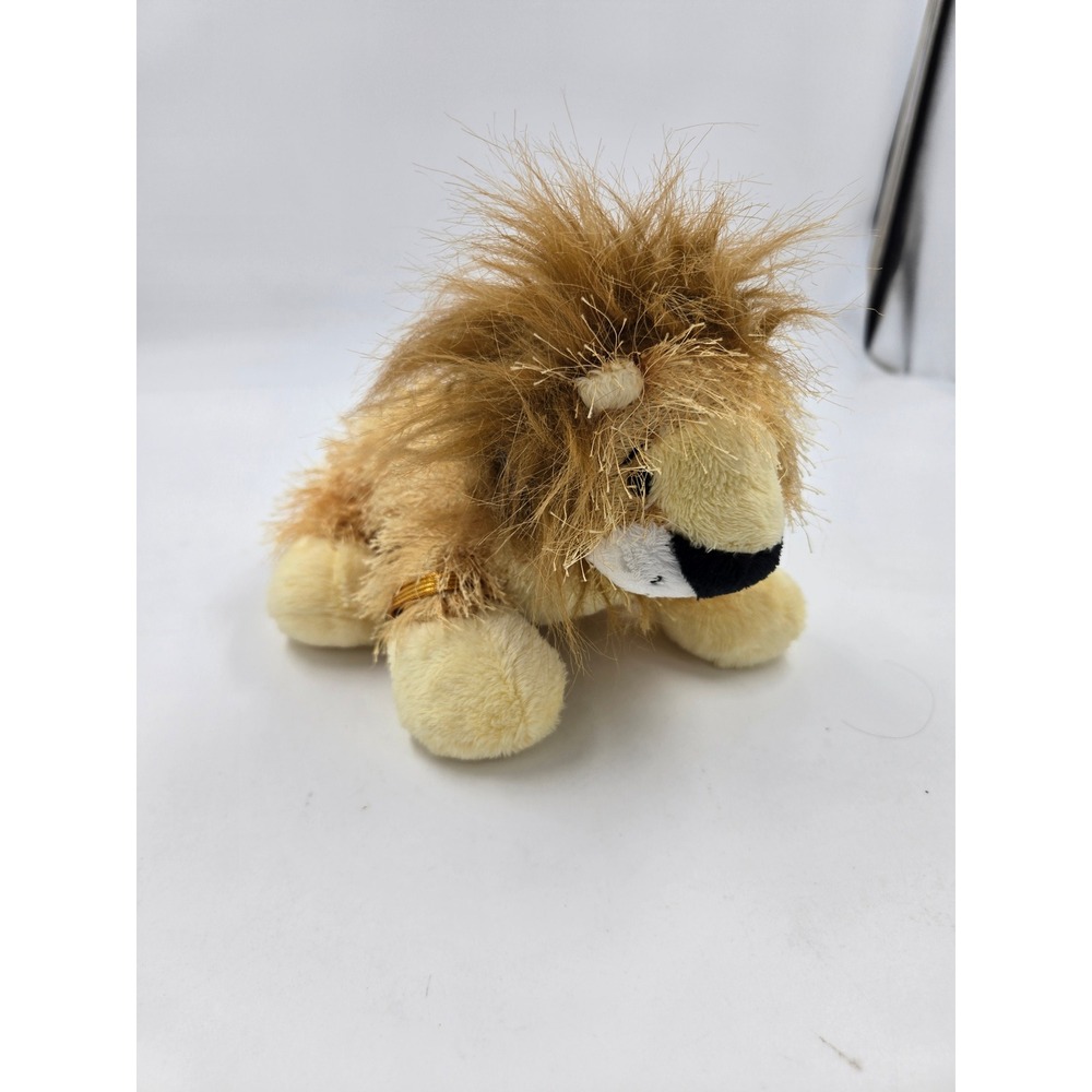 Ganz Webkinz Lion Plush Stuffed Animal Toy Tan Brown Mane - NO CODE